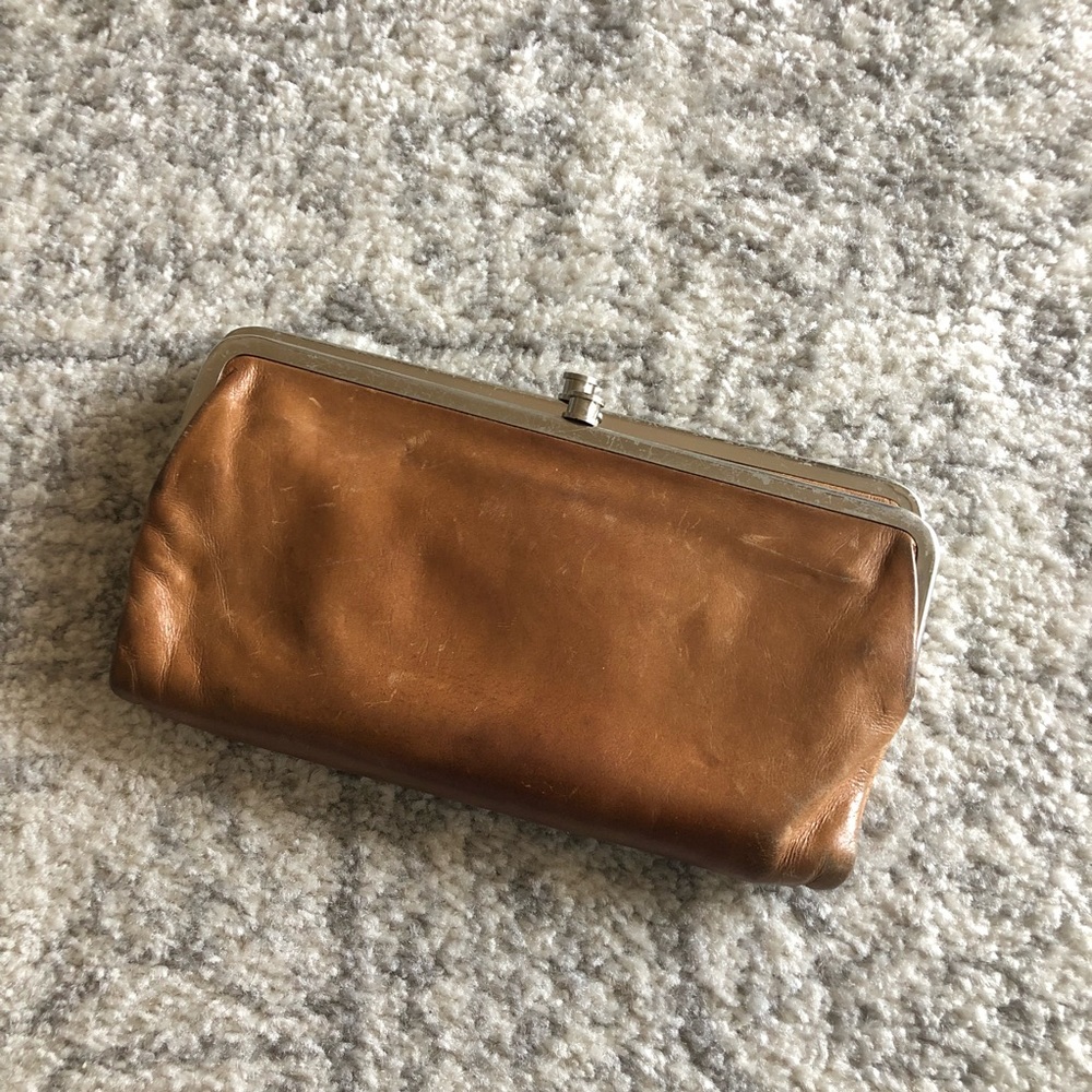 Hobo Lauren clutch wallet in leather
